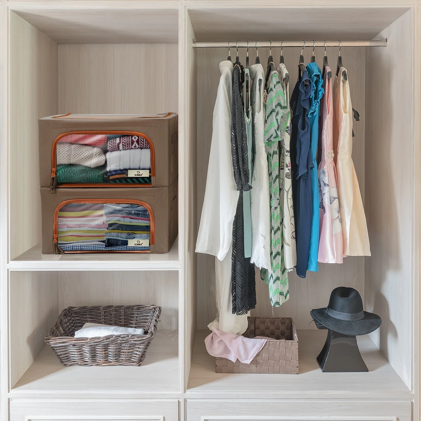 Storage Box With Window Small - 2 Pack - N/A