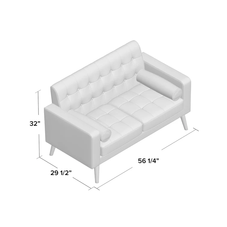 Dannyray 56.3'' Upholstered Loveseat