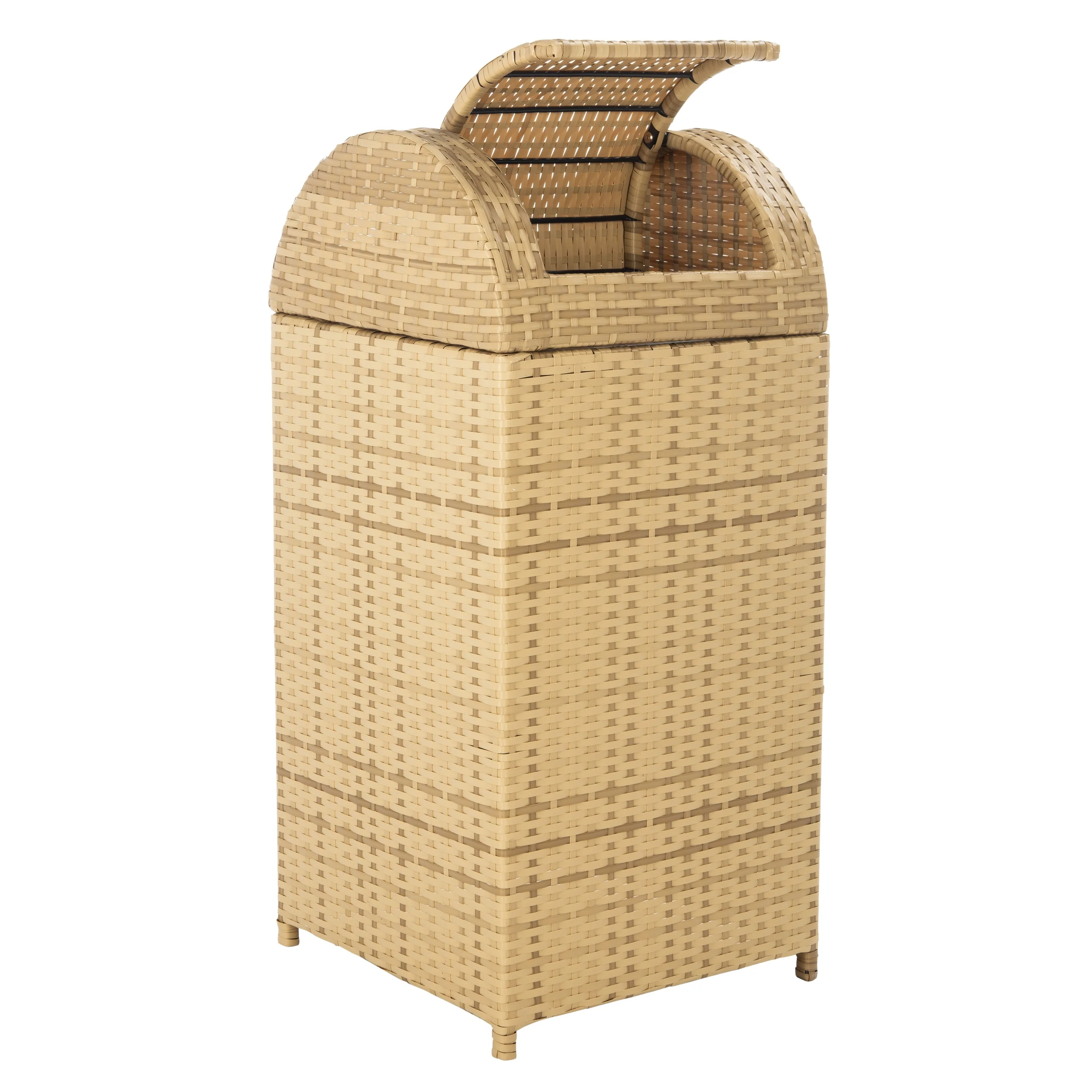 SAFAVIEH Outdoor Karyme Trash Bin (Fully Assembled)