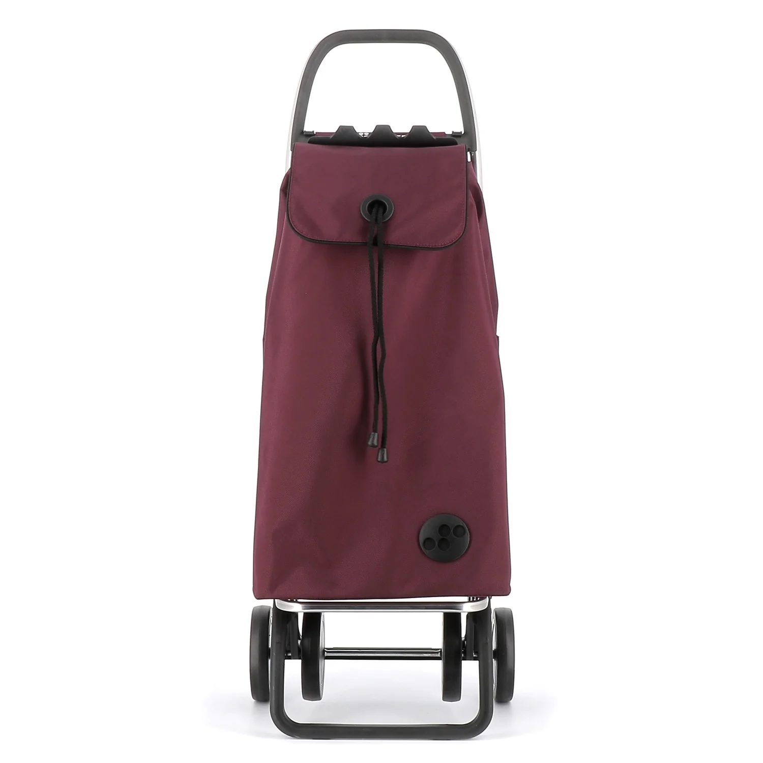 Rolser I-Max MF 4 Wheel Foldable Shopping Trolley - 15.35 in. W x 41.34 in. H x 12.6 in. D