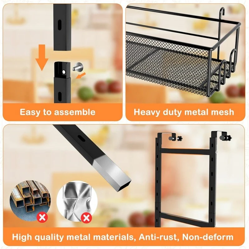 6-Tier Adjustable Metal Hanging Spice Rack - 5.31