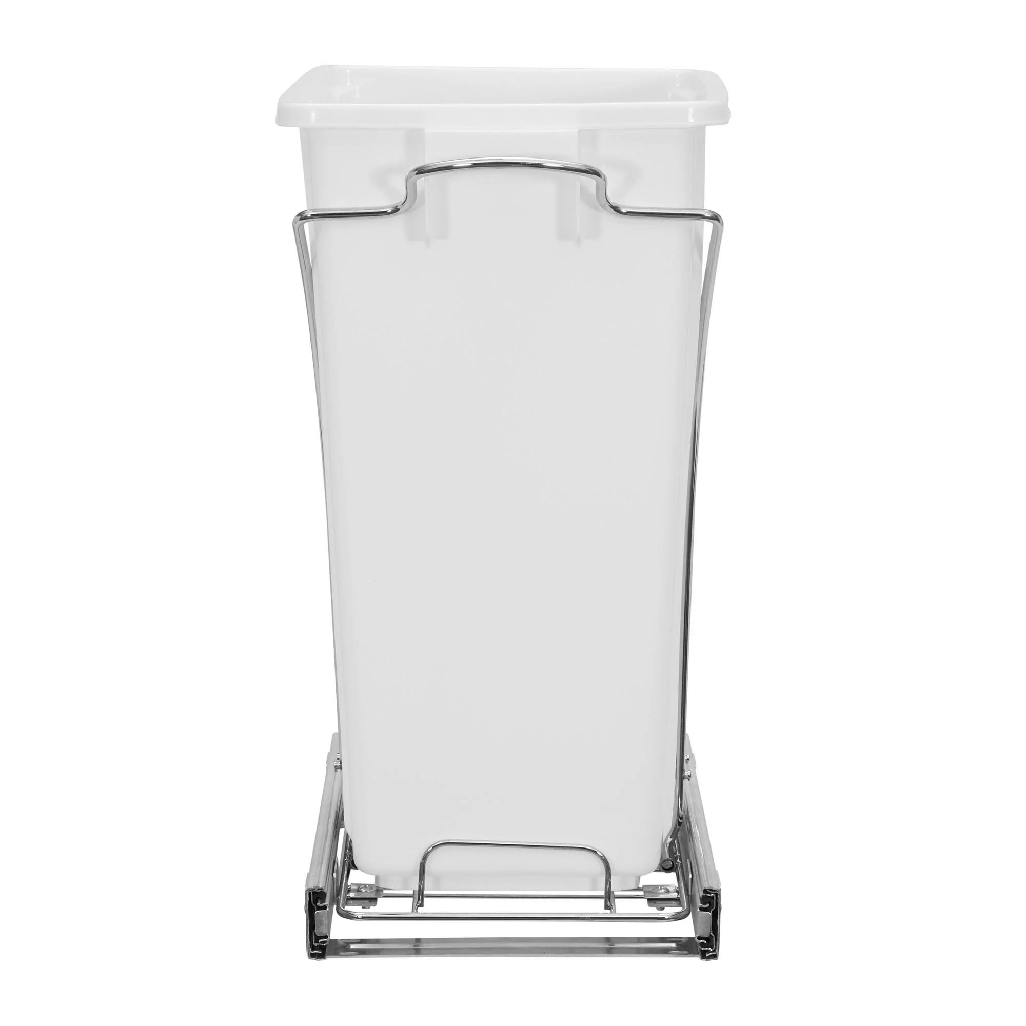 Household Essentials Pull Out Trash Can with Under-Cabinet Caddy