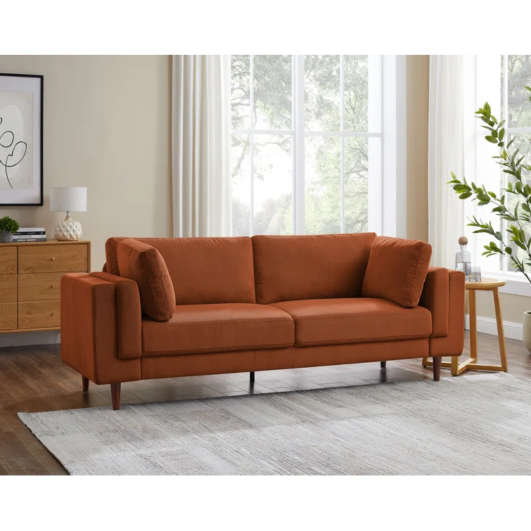 Kraz MINIMORE Modern Style 85'' Square Arm Sofa