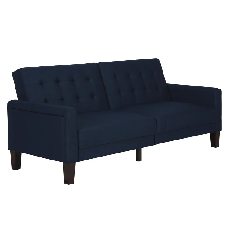 Belden Twin 78'' Upholstered Split Back Convertible Sofa