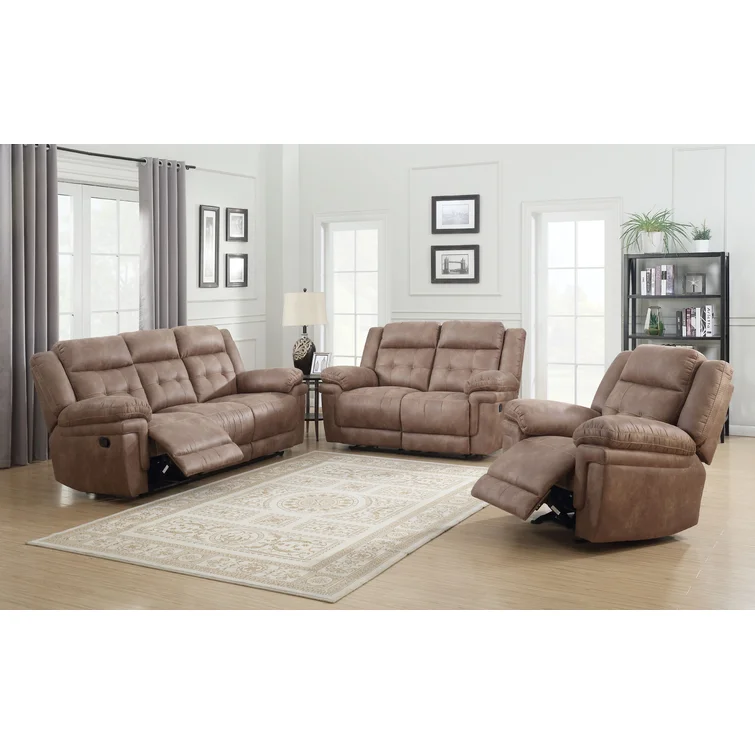 Elida 66.5'' Upholstered Reclining Loveseat