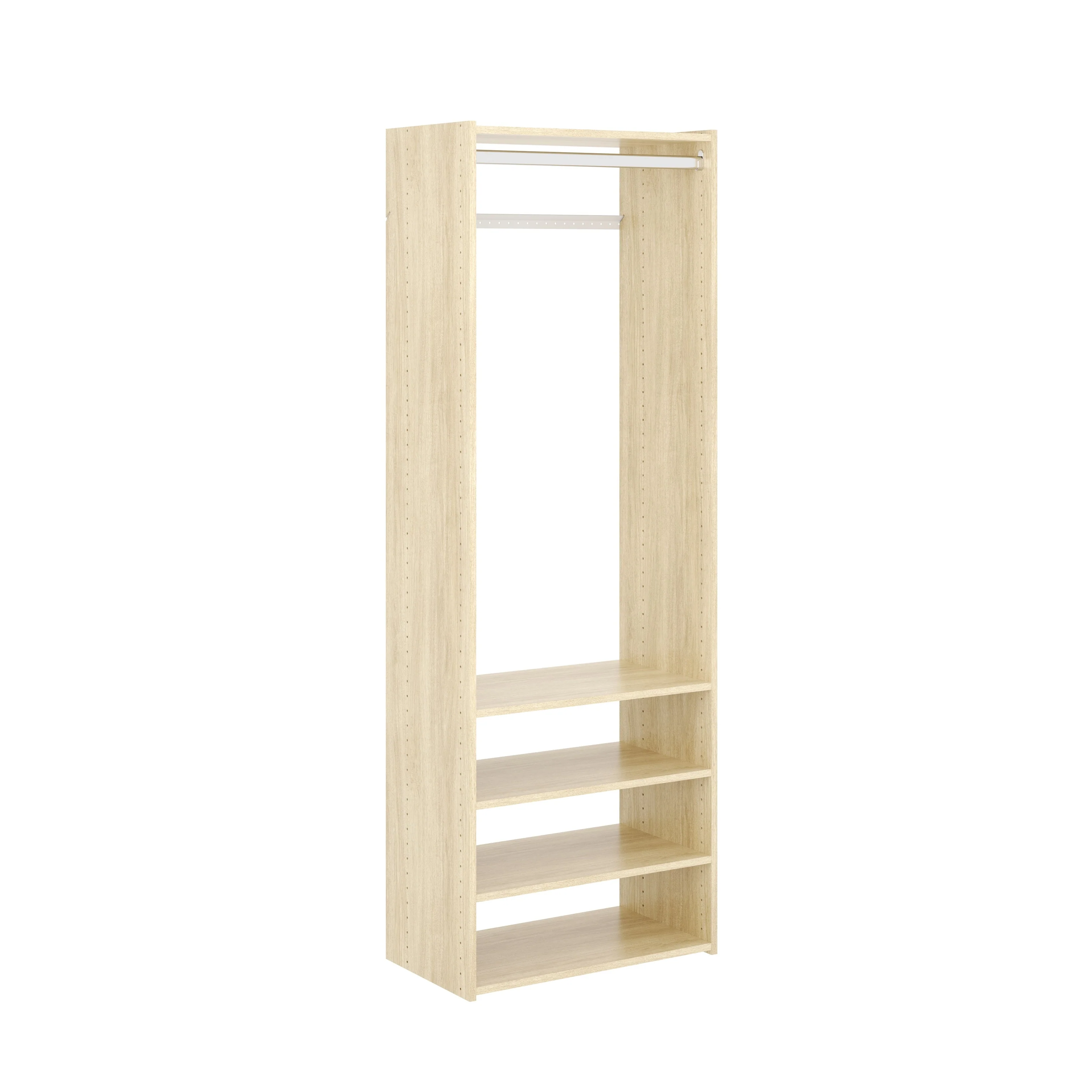 Easy Track Select Laminate Closet Tower Kit