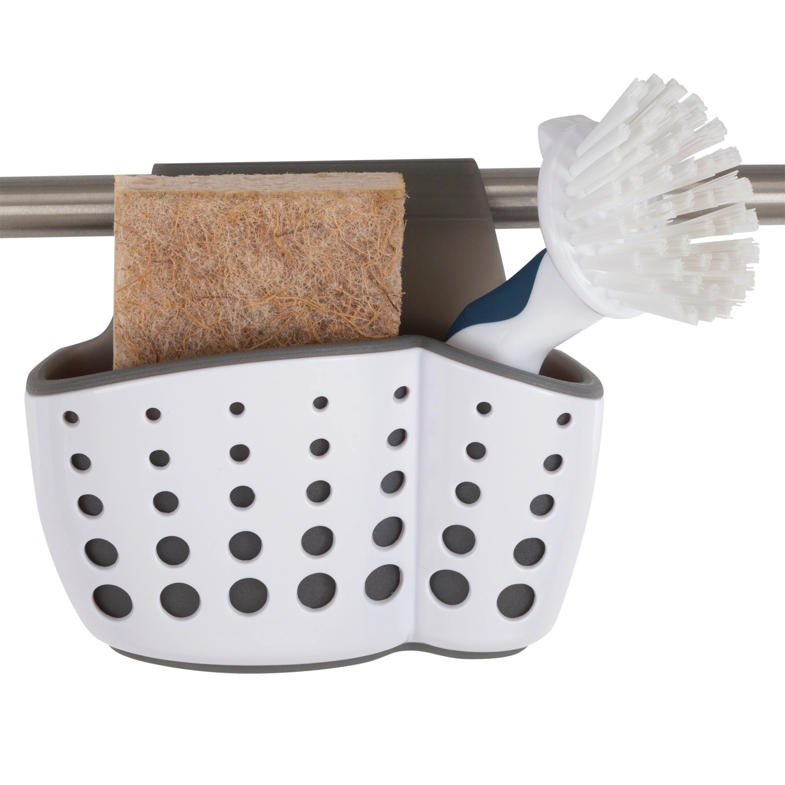 Kitchen Details 2-in-1 Sponge and Brush Sink Caddy - 5.7