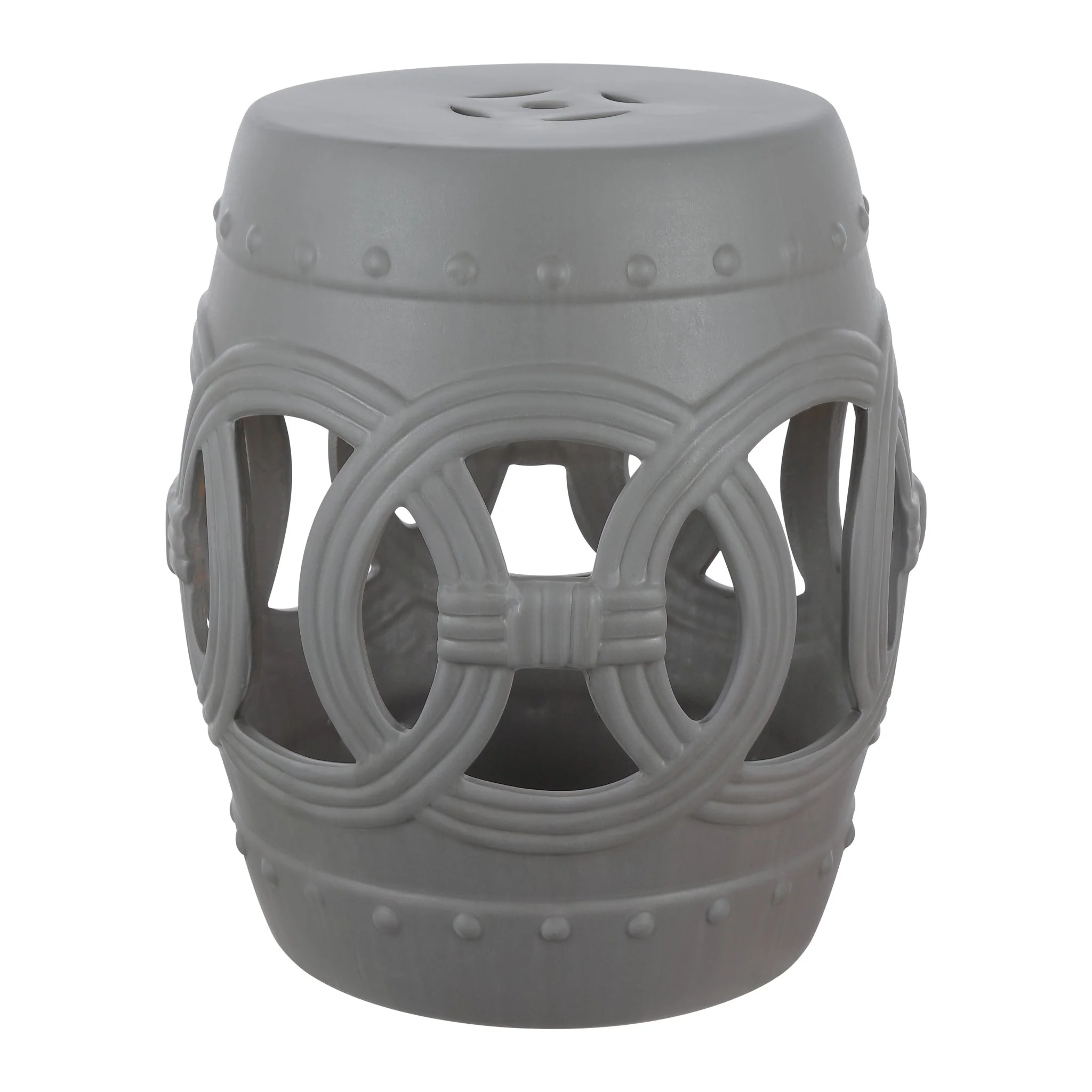 Lucky Chinese Ceramic Drum Garden Stool