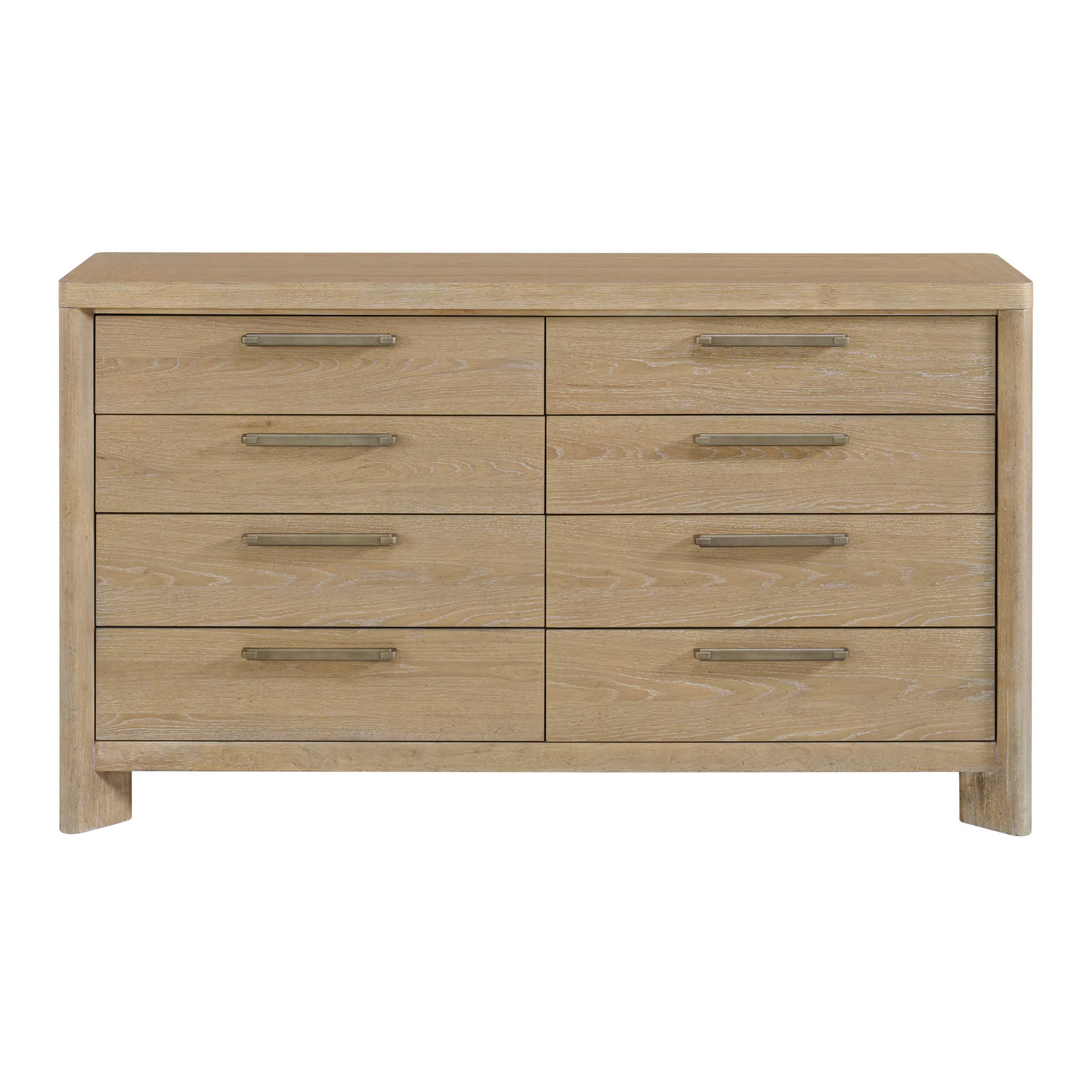 Bandolax Dresser with 8 Storage Drawers and Solid Wood Frame