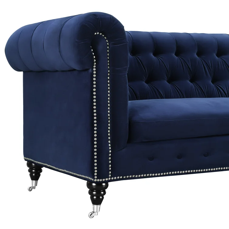 Damari 89.6'' Velvet Sofa