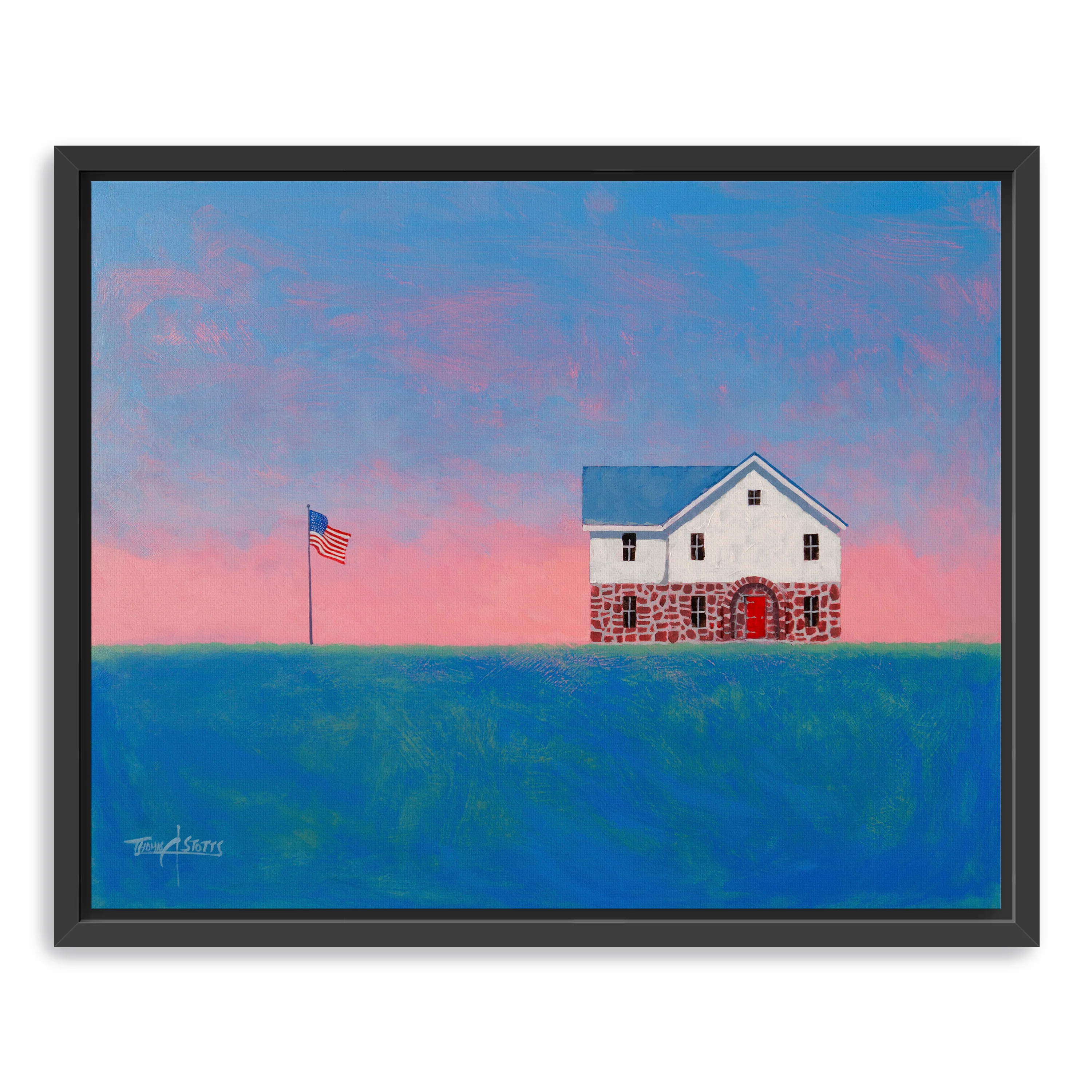 Red, White and Blue No. 1 Canvas Giclee