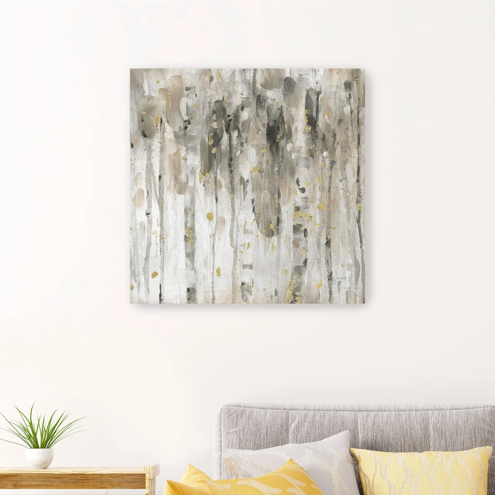 The Forest Ii Neutral Canvas Giclee Wall Art