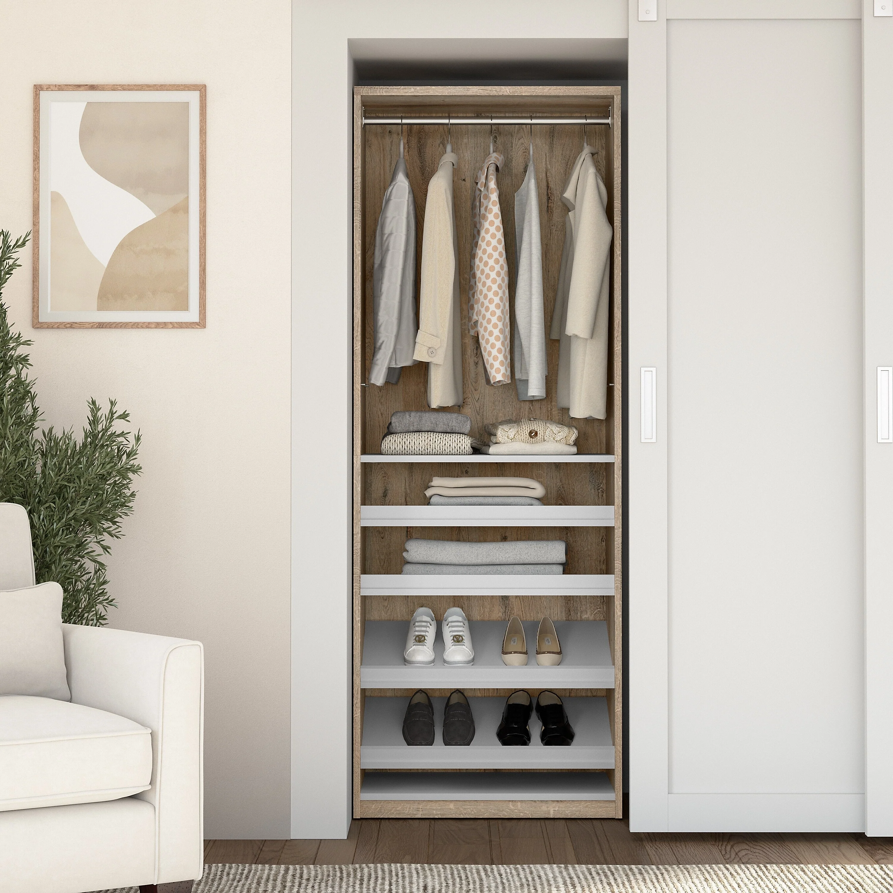 Cielo 30W Closet Organizer by Bestar