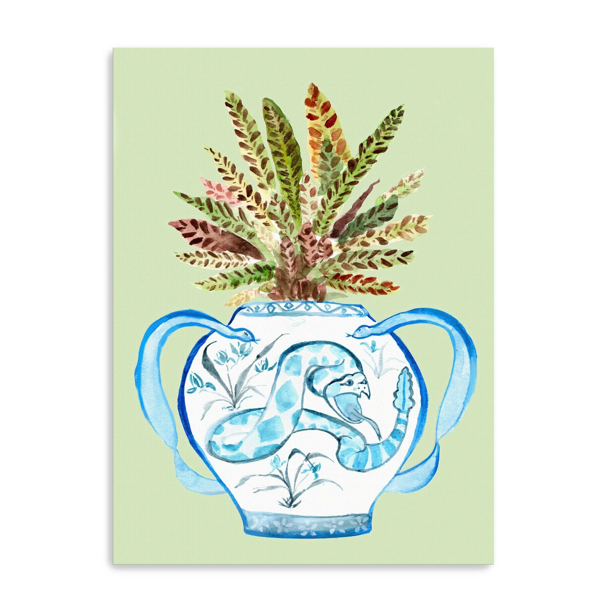 Year of the Snake Canvas Giclee Wall Art