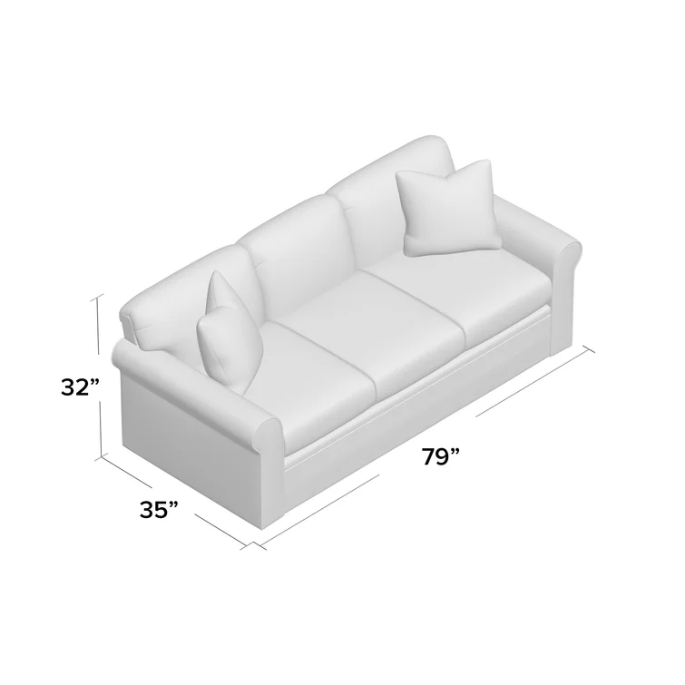 Aadhya 79'' Upholstered Sleeper Sofa