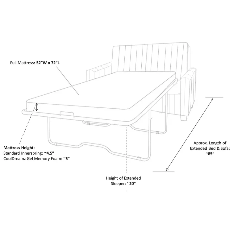 Allard Upholstered Sleeper Sofa