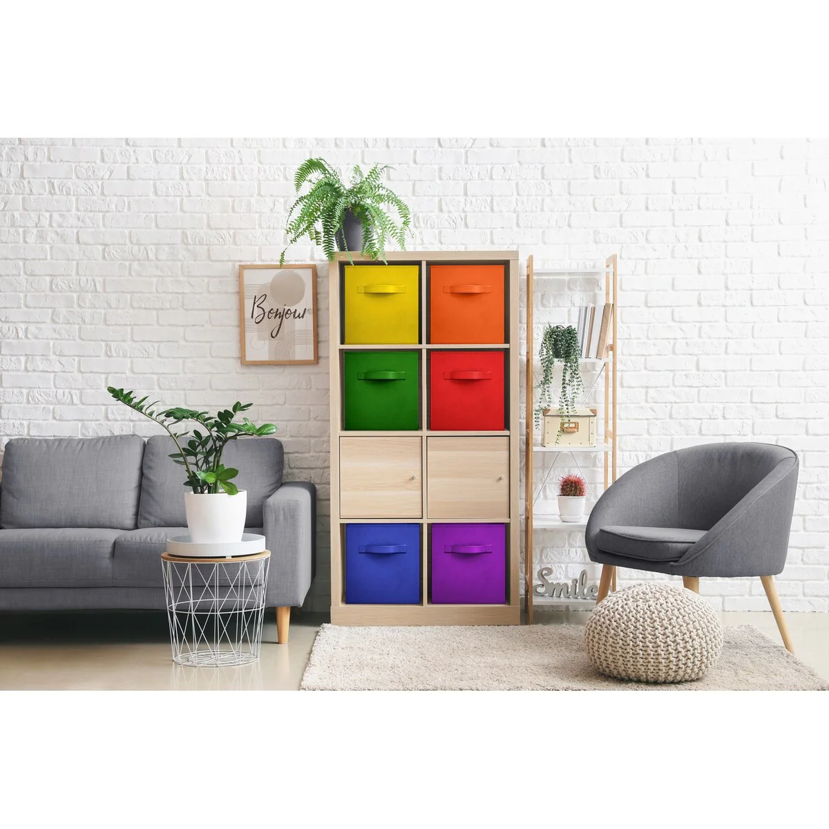 Sorbus Fabric Storage Bins 11