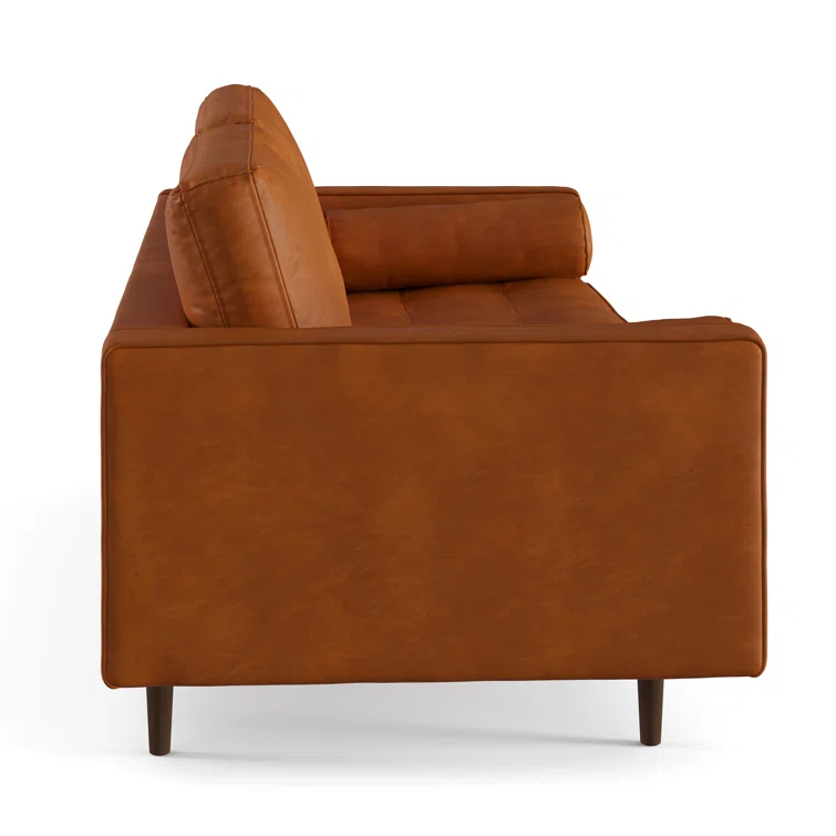 Geo 84 inch Genuine Leather Sofa