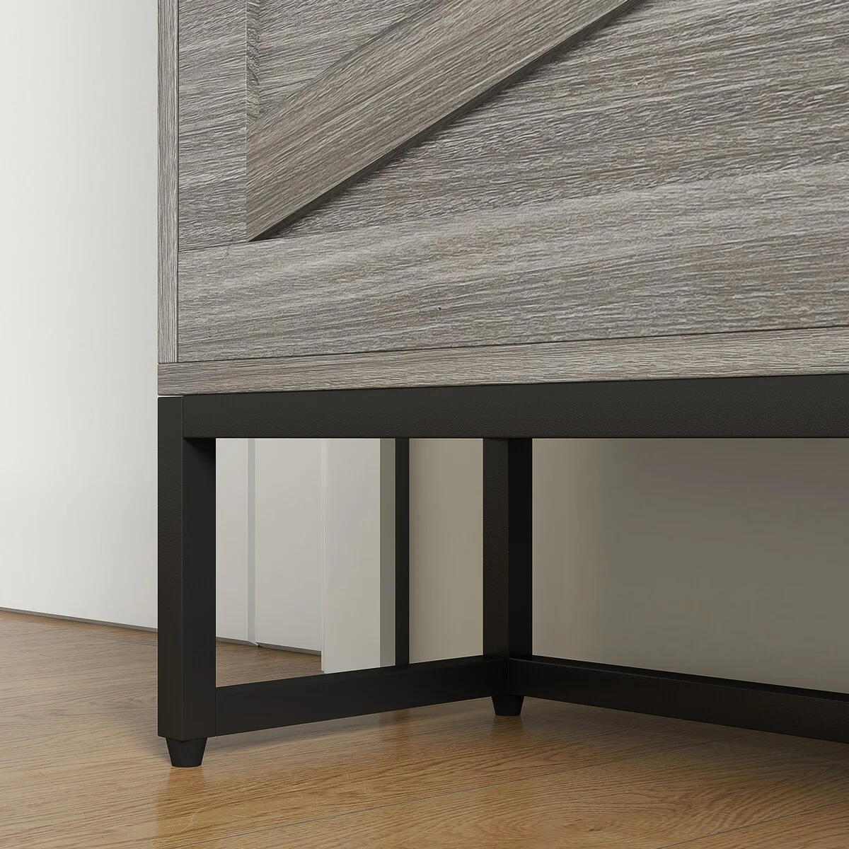 HOMCOM 2 Flip Drawers Shoe Storage Cabinet with Adjustable Shelves, and Top Drawer