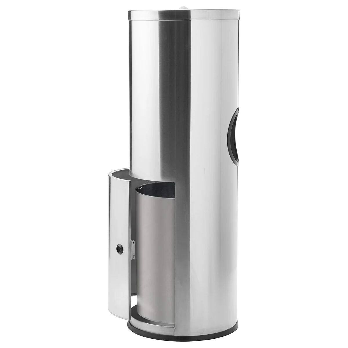 Sleek Gym Wipe Stand with Integrated Waste Receptacle