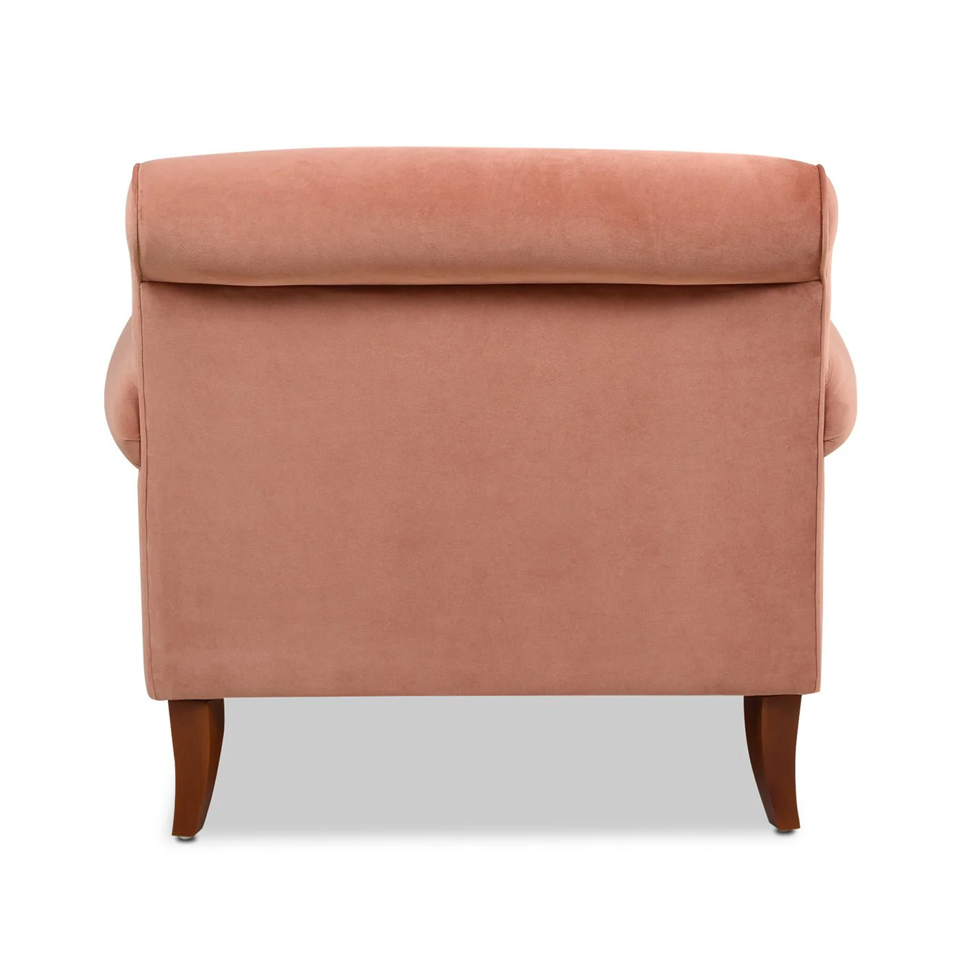 Cobaltex Upholstered Arm Chair with Metal Casters and Rolled Arms