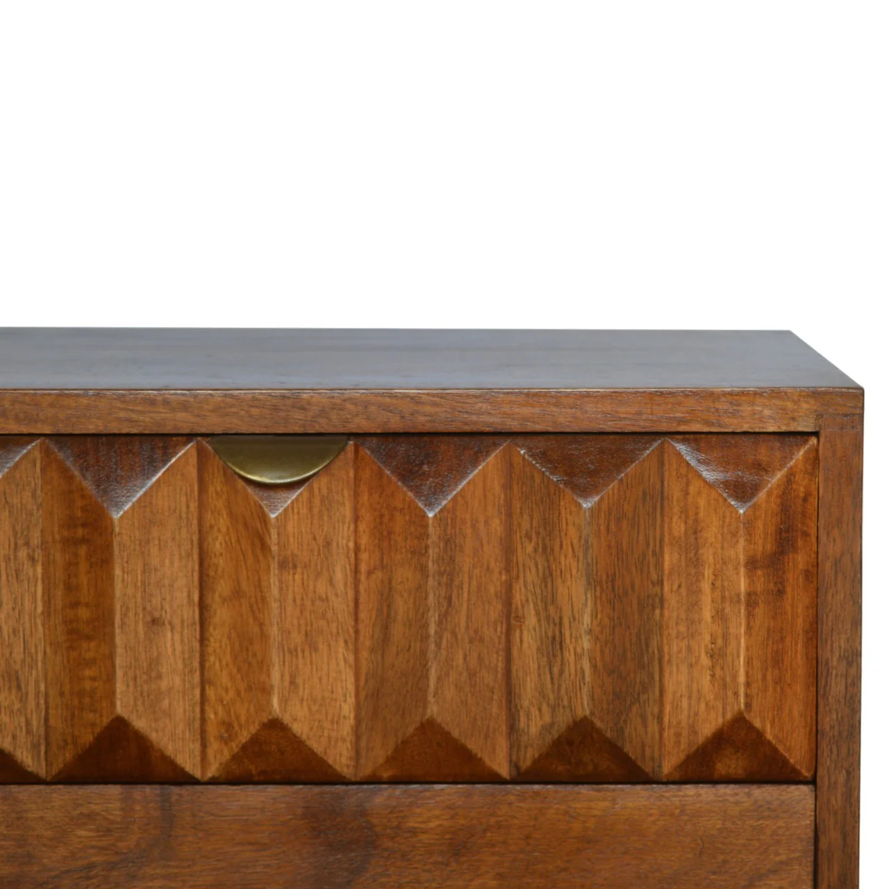 Chestnut Prism Bedside Nightstand