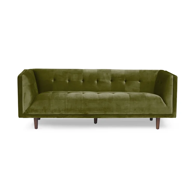 George 82'' Velvet Sofa