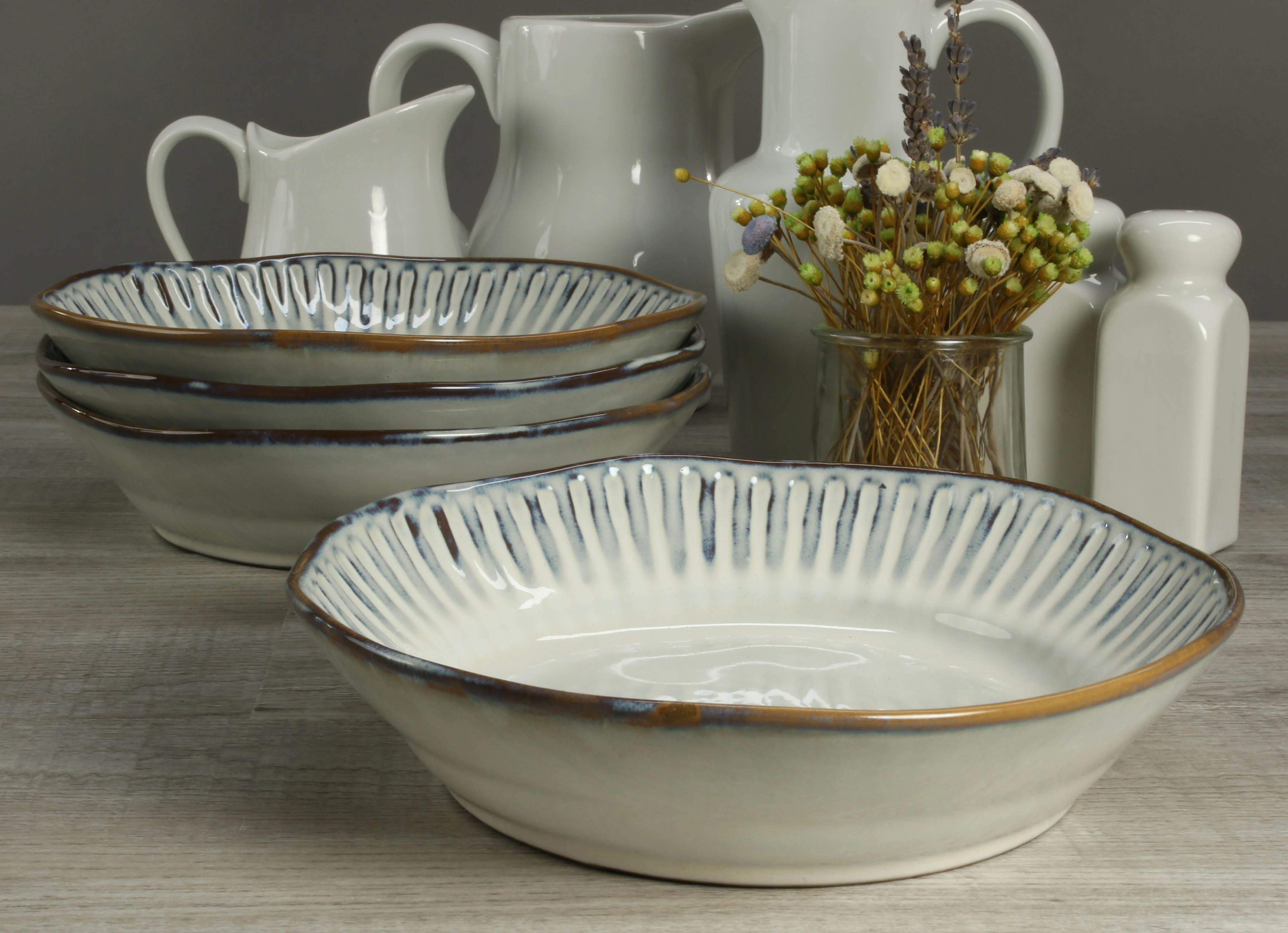 Colonnade Set of 4 Pasta Bowls