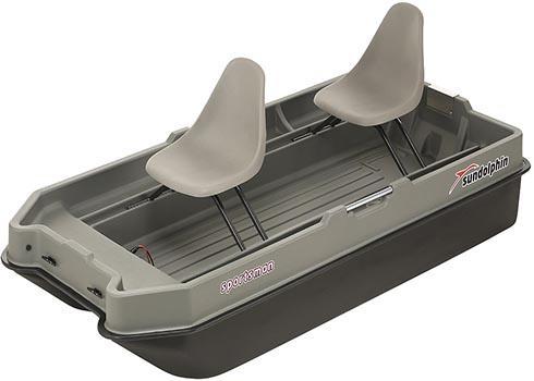 SPORTSMAN 8 2 Person Fishing Boat LENGTH 103″ (262cm) WIDTH 48″ (122cm) CAPACITY 515lbs (234kg) WEIGHT 100lbs. (45kg)