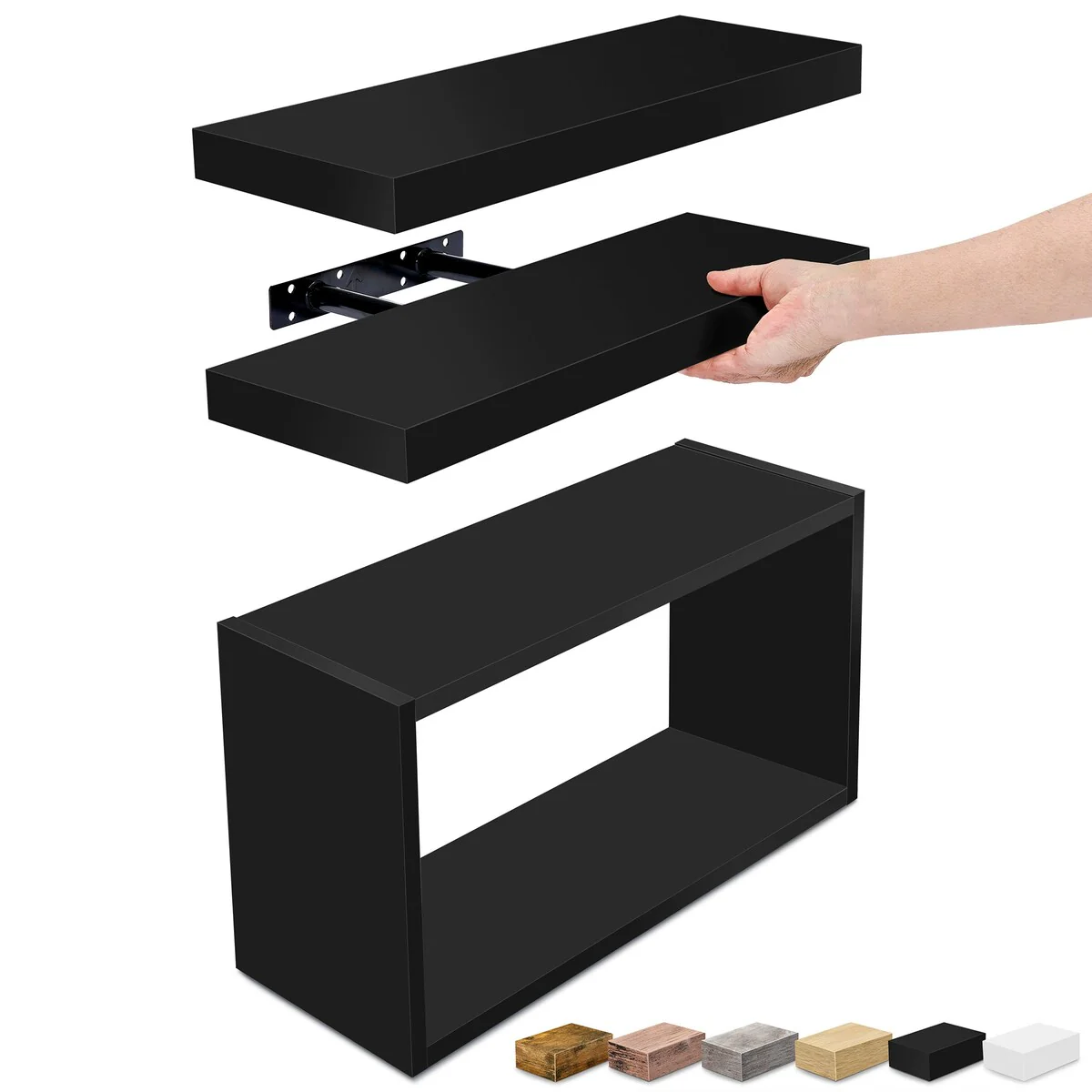 Sorbus Floating Shelves for Wall Set of 3 - 16