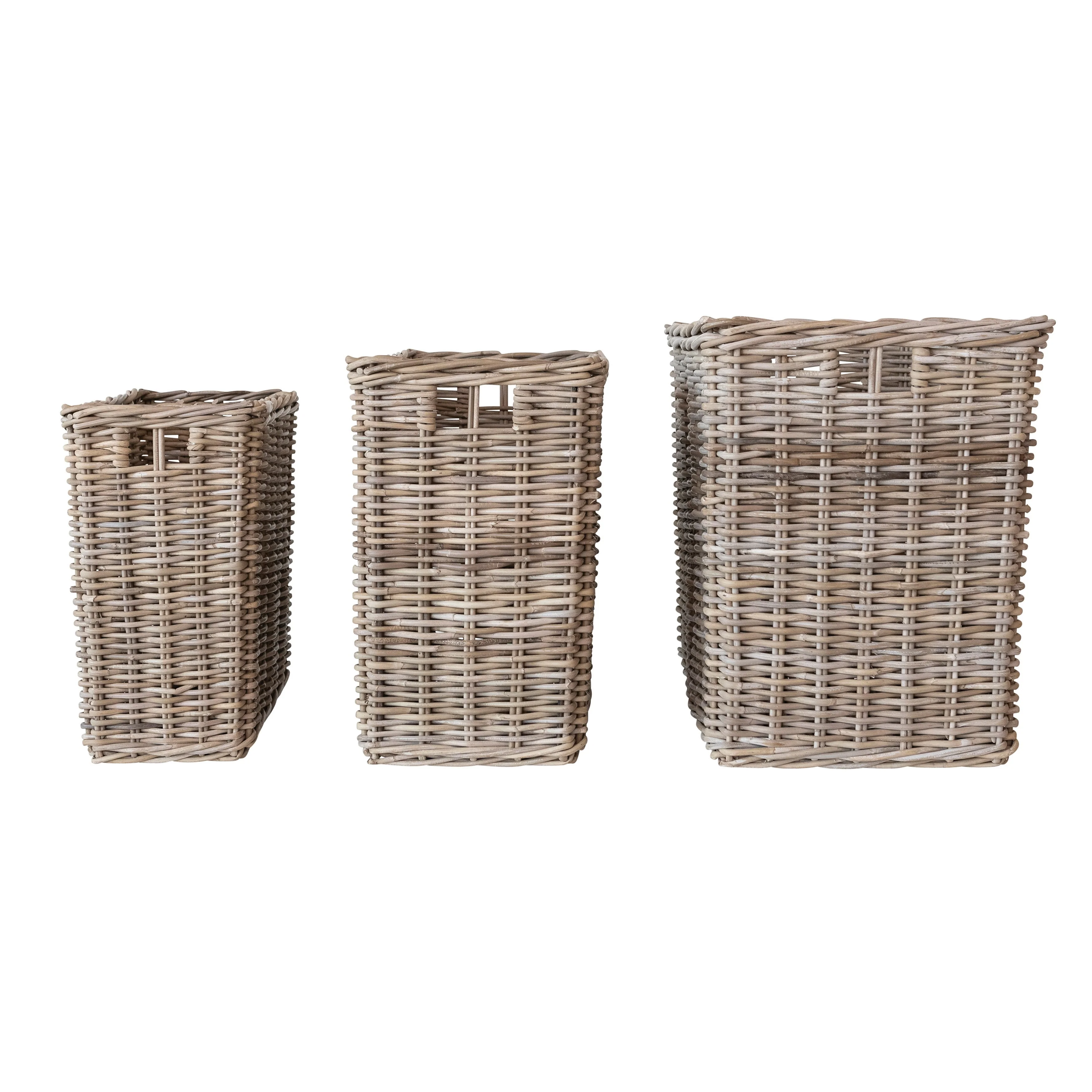 Woven Rattan Basket Storage