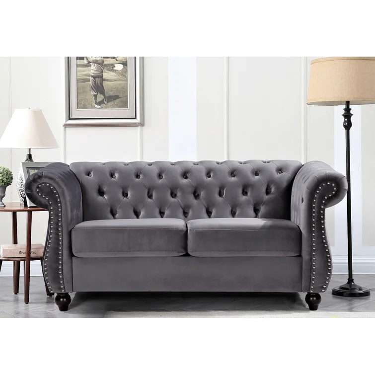 Feinstein 67.6'' Velvet Loveseat