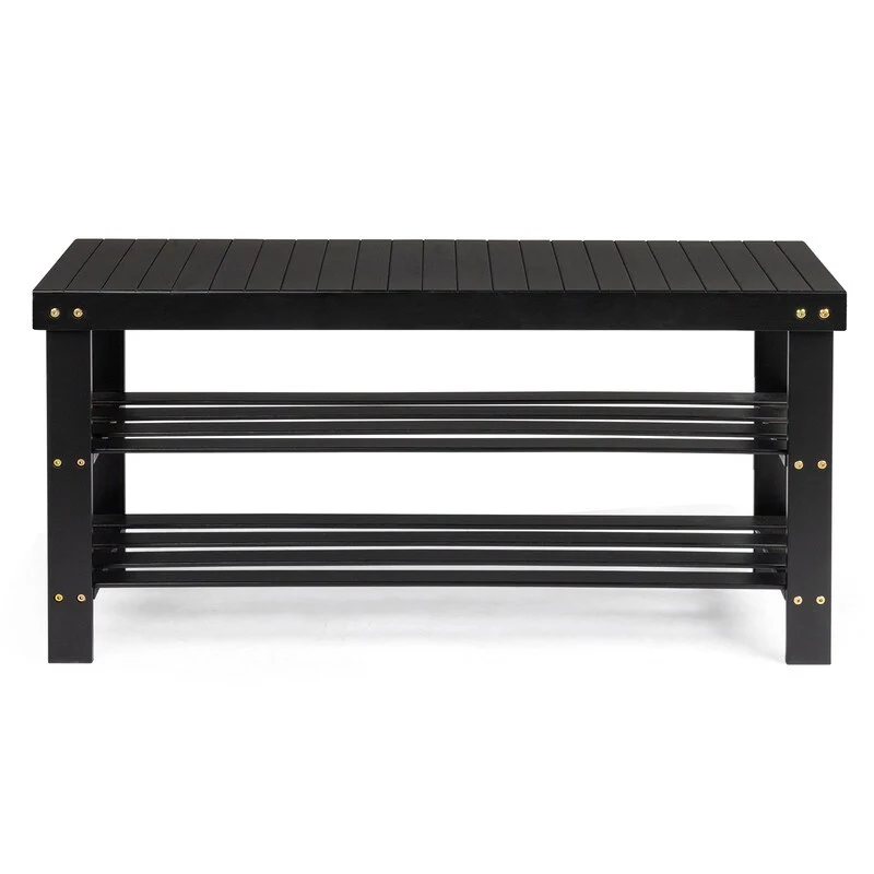 3-Tier Shoe Rack Bench Shoe Storage Organizer Holds Up to 240 lbs