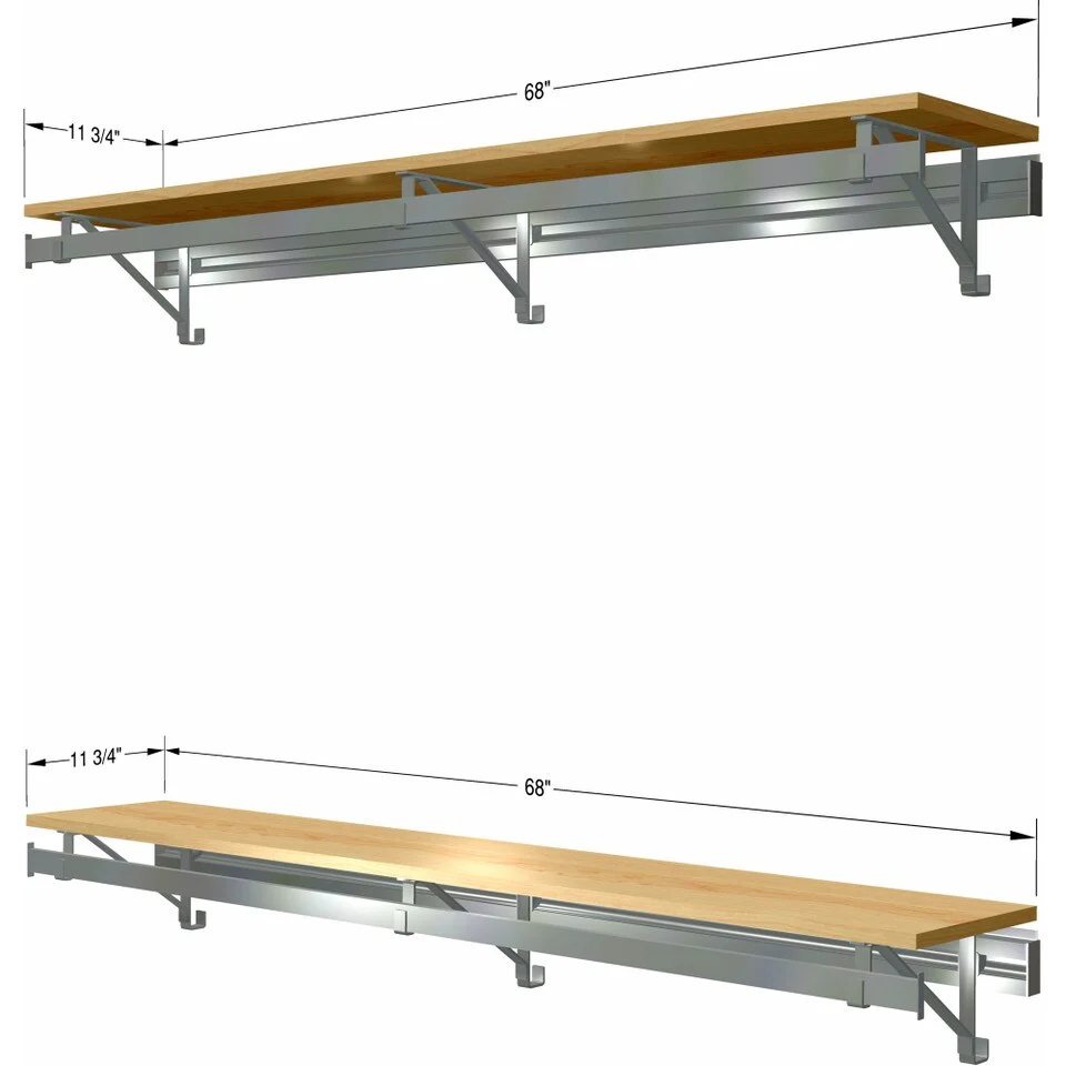 arrange a SPACE RCMBX Double Shelf-Hang Closet System