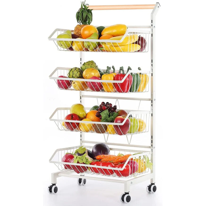 4-Tier Adjustable Fruit Vegetable Basket