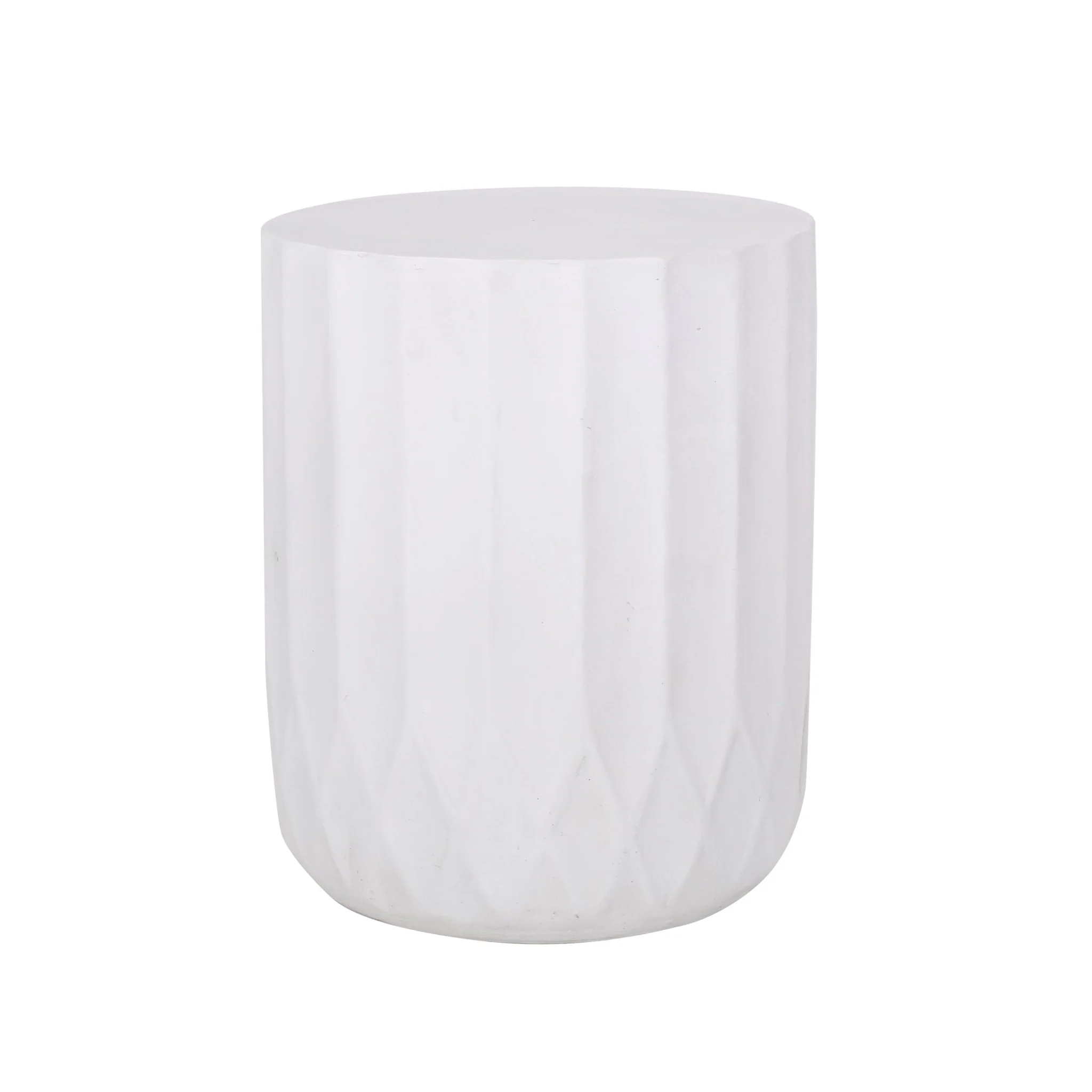 Outdoor End Table with Scallop Edge