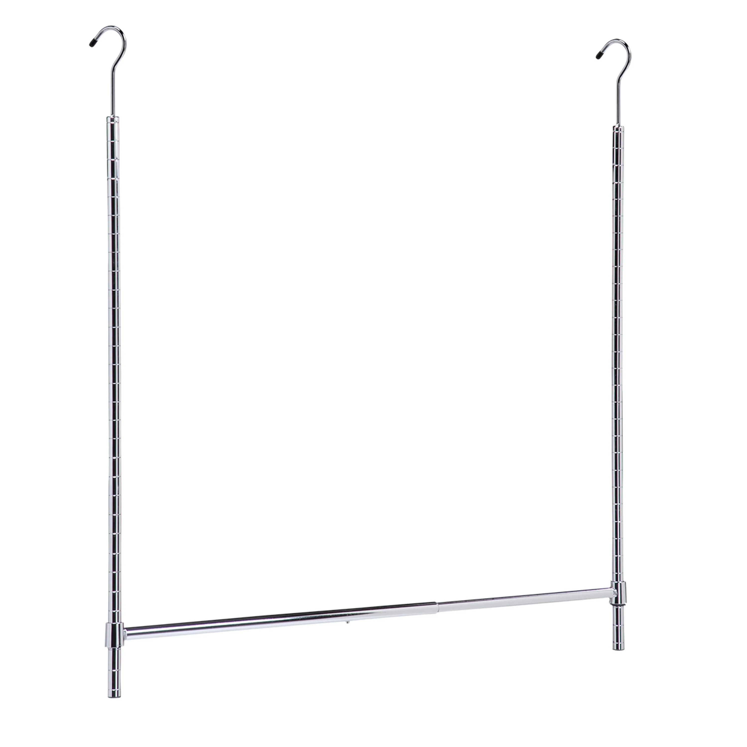 Honey-Can-Do Chrome Adjustable Hanging Closet Rod