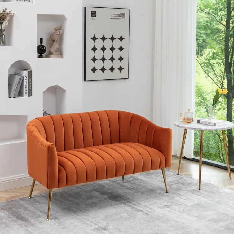 Murrow 50.6'' Velvet Loveseat