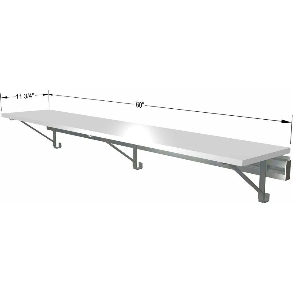 arrange a SPACE RCSS12 Single Wall Mounted Shelf (SHELF ONLY - no hang)