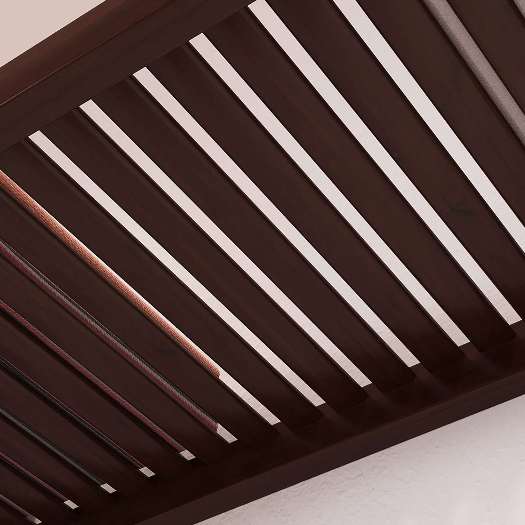 John Louis Home 16in. Deep Solid Wood 5-Drawer/Raised Panel Doors Woodcrest Deluxe Organizer Espresso