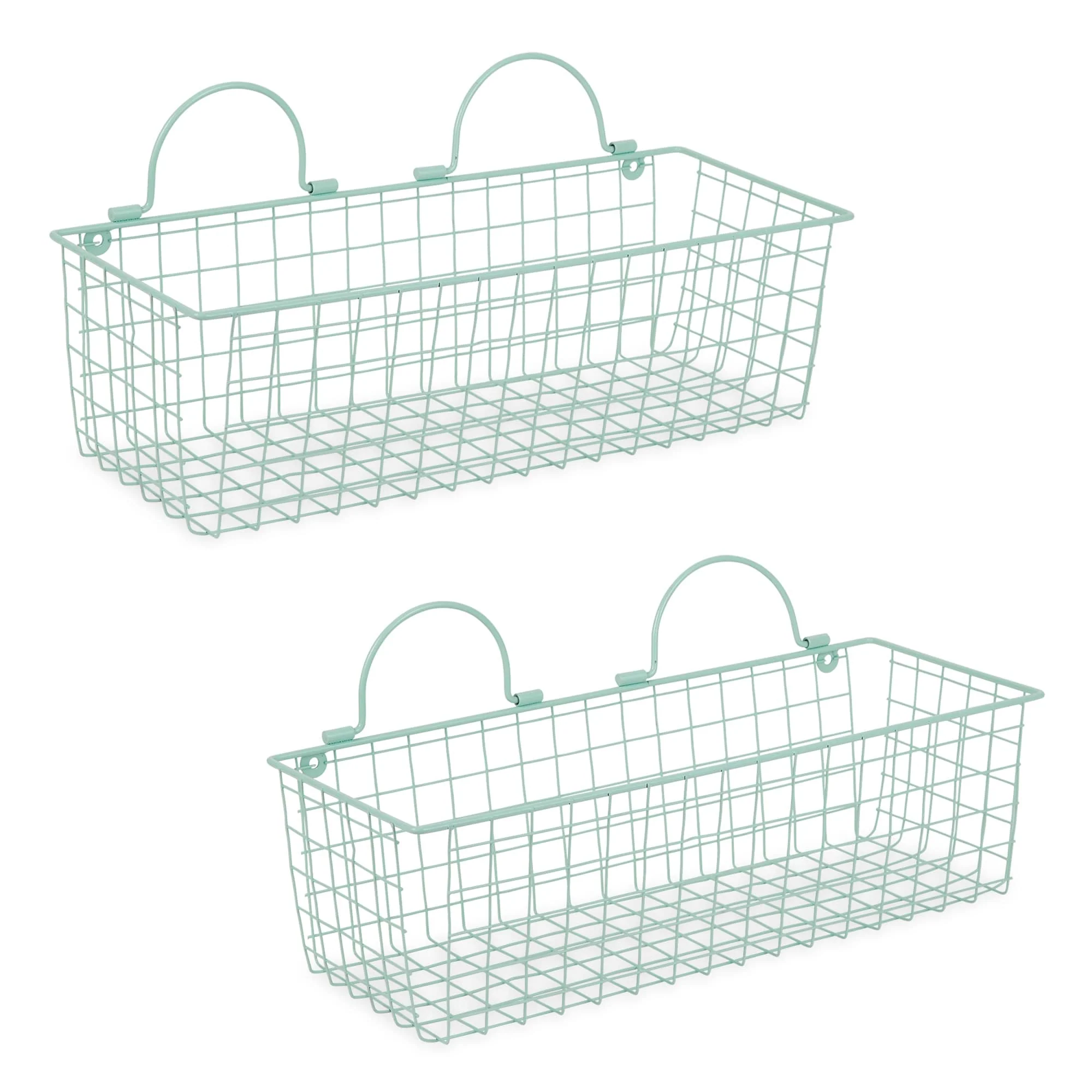 DII Wire Wall Basket(Set of 2) Grey