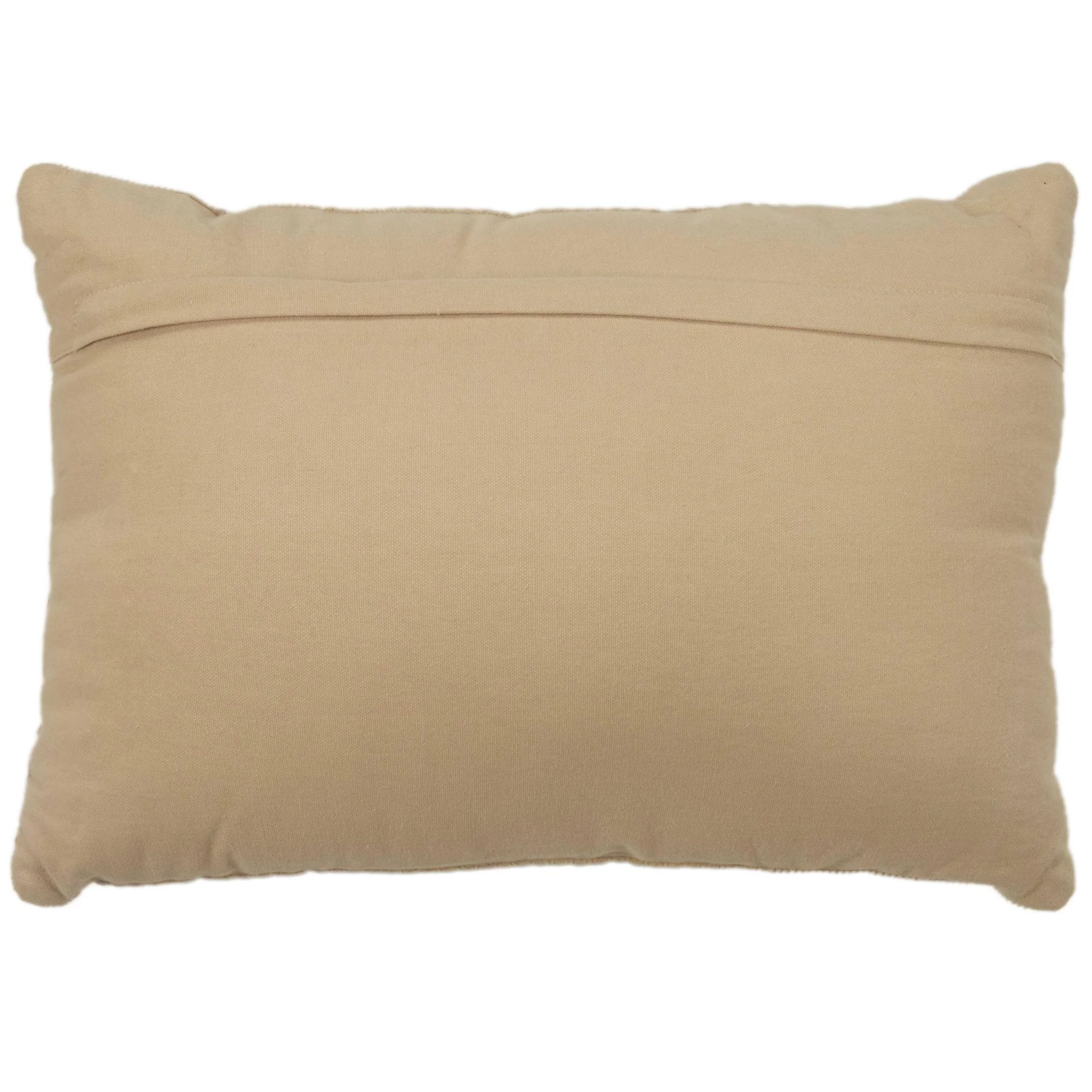 Woven 100% Cotton Solid Decorative Throw Pillow