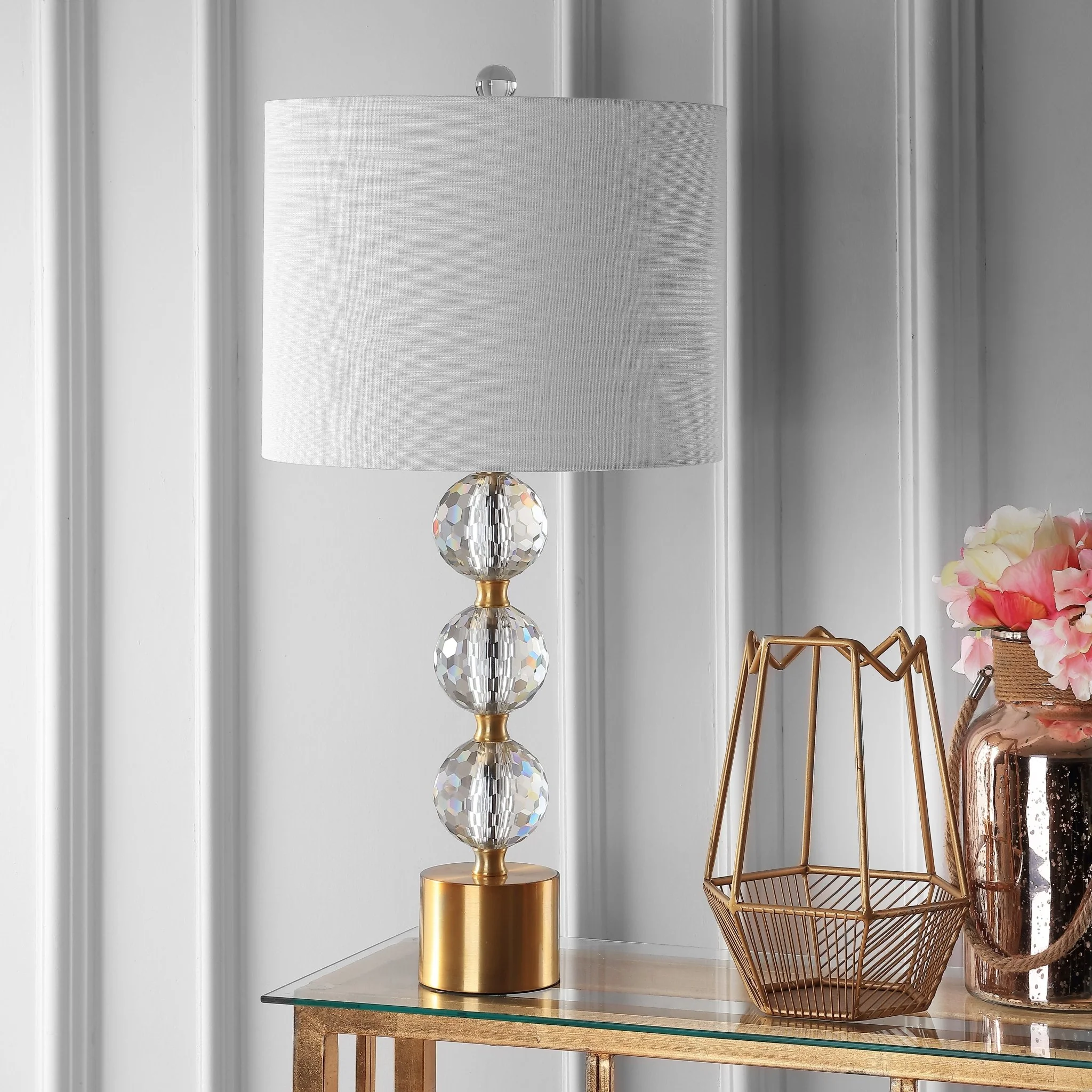 Ashley Crystal LED Table Lamp