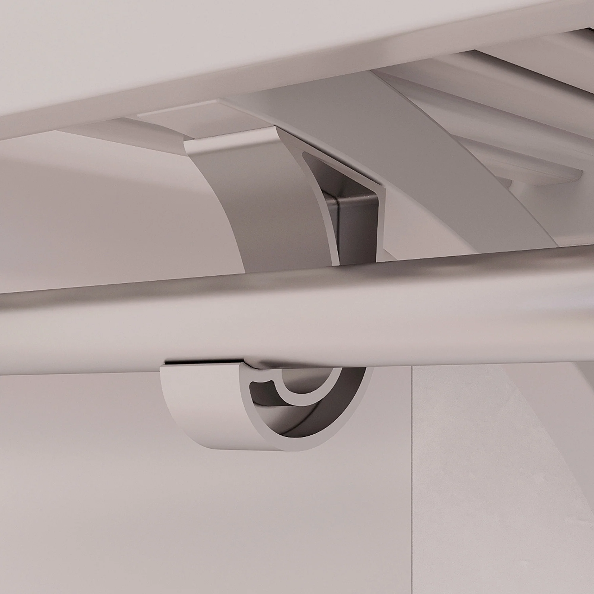 John Louis Home Solid Wood Reach-In Closet System with 6-Drawers White