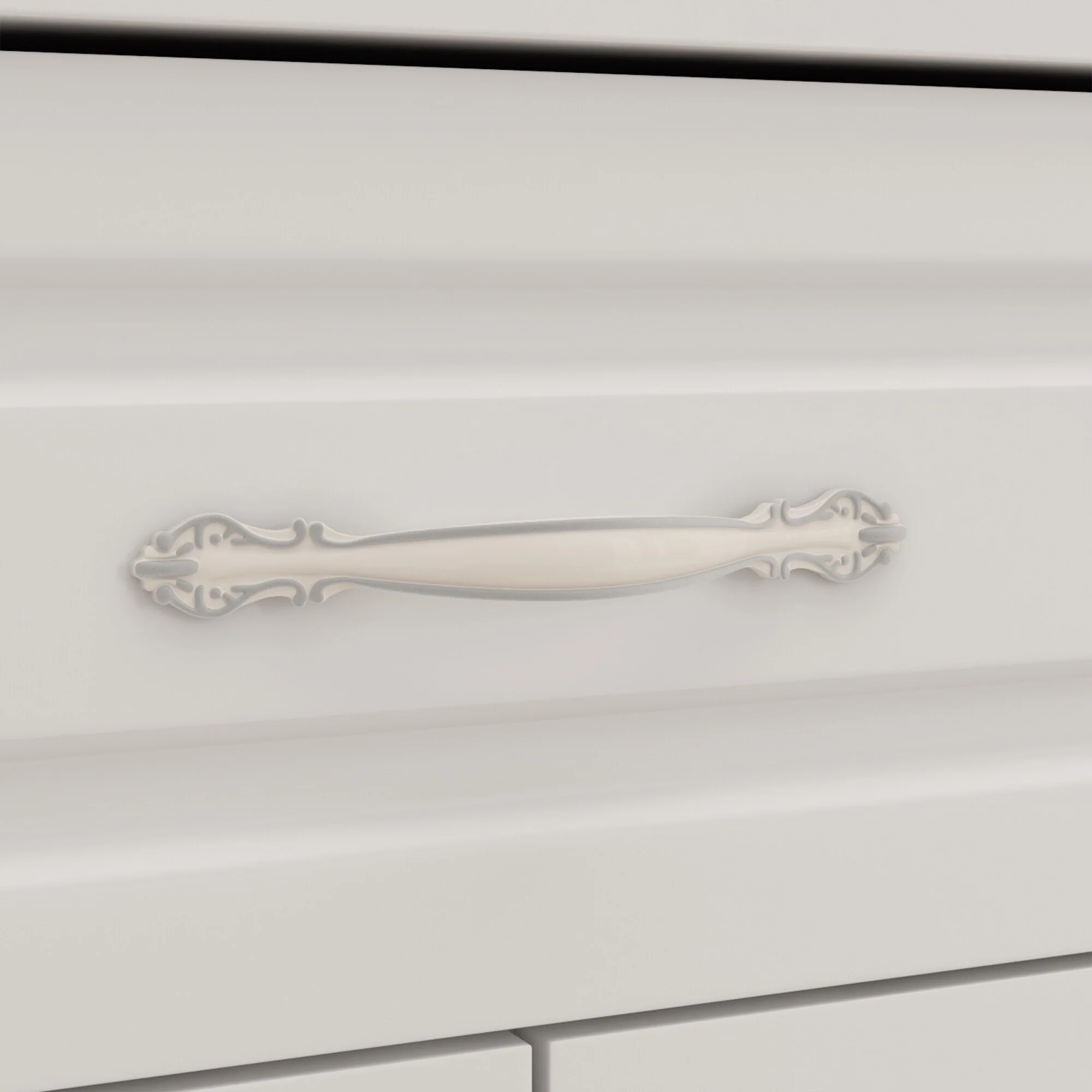 Multi-Functional White Shoe Cabinet with Adjustable Shelves Entryway
