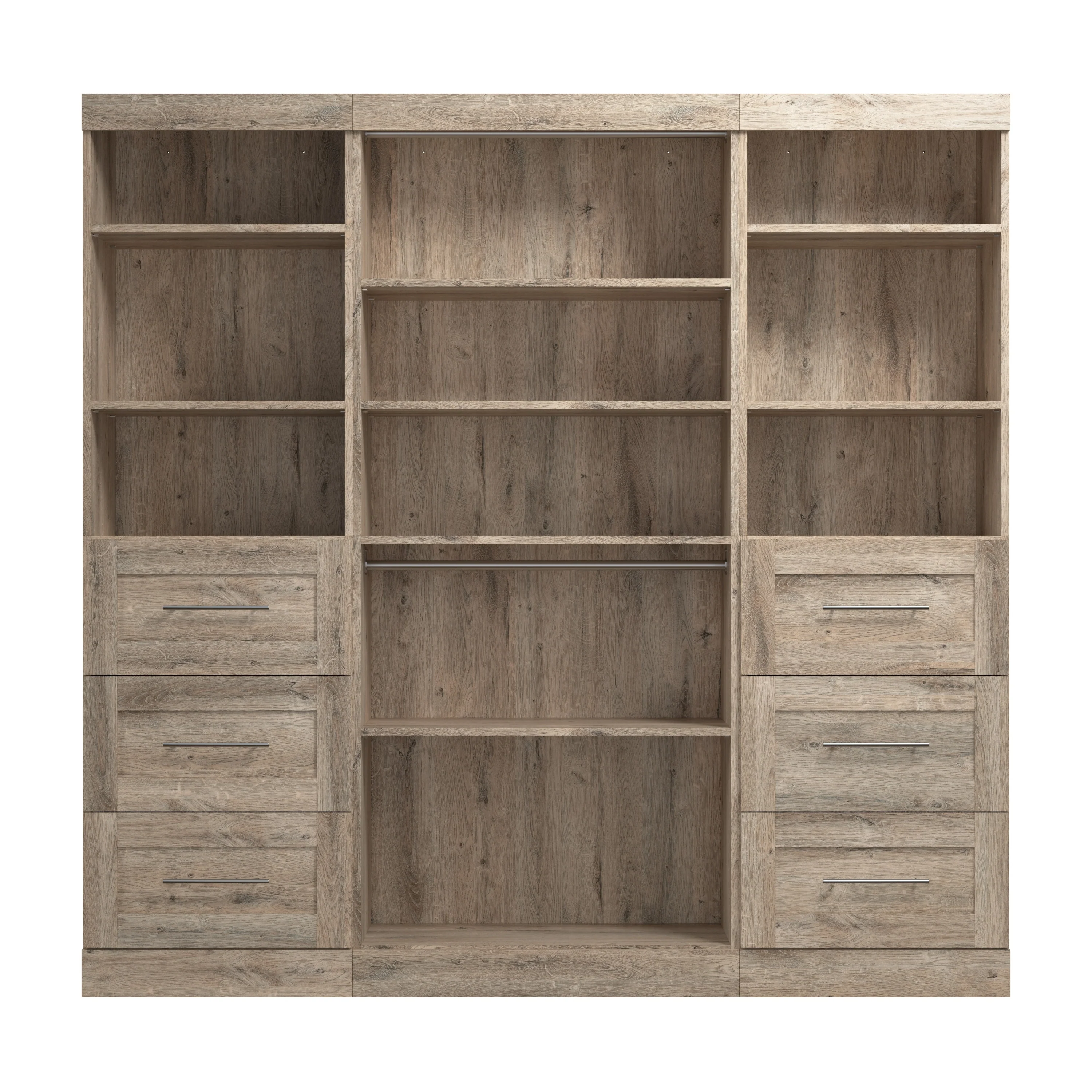 Pur 86W Closet Organization System with Drawers by Bestar - 86