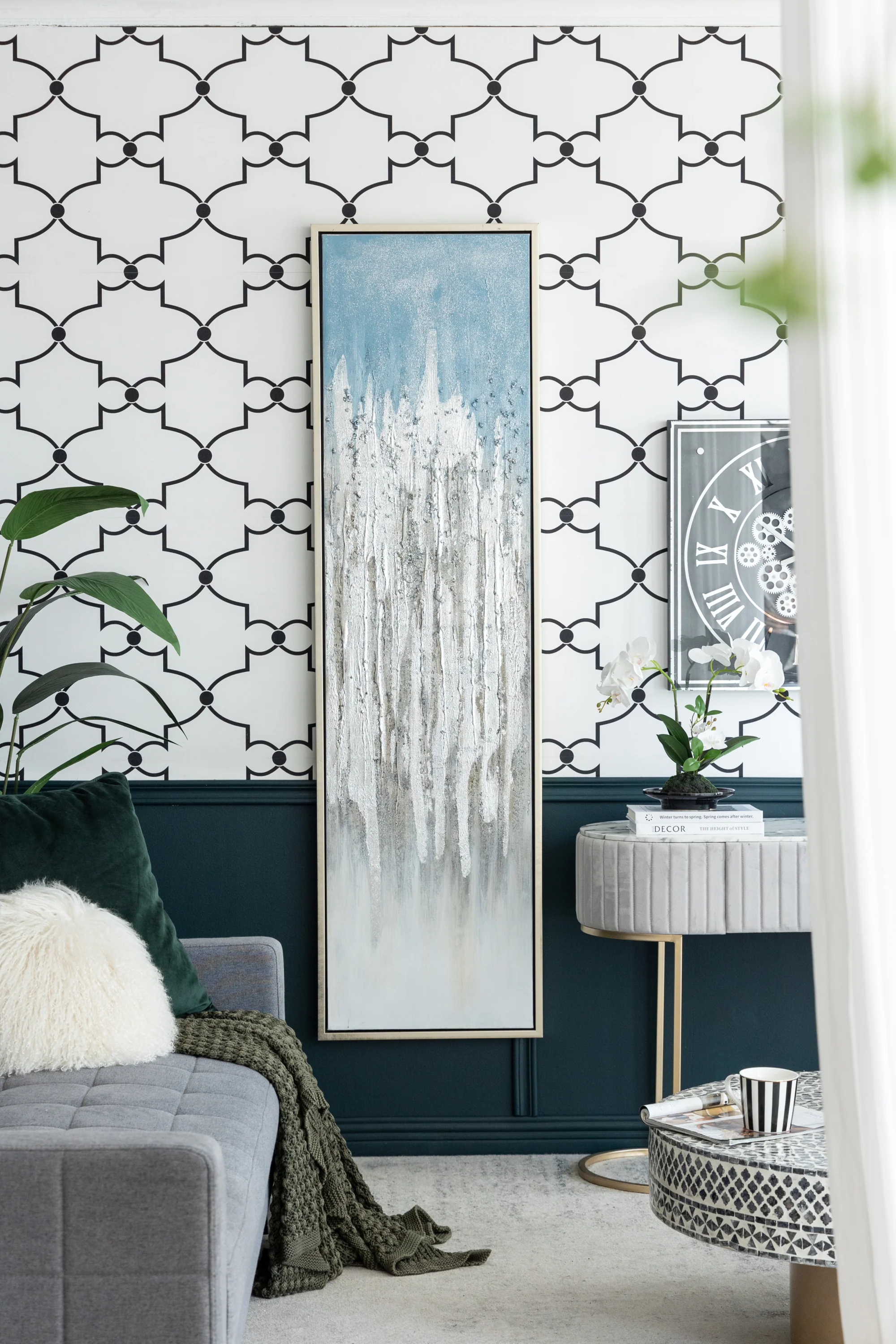 Dhalia Ombre Wall Art