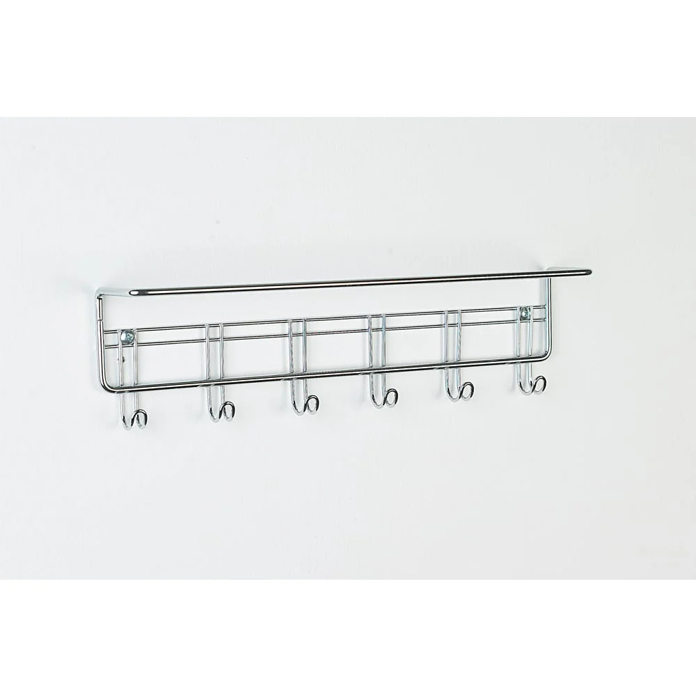 ClosetMaid Chrome 6-hook Towel Rack