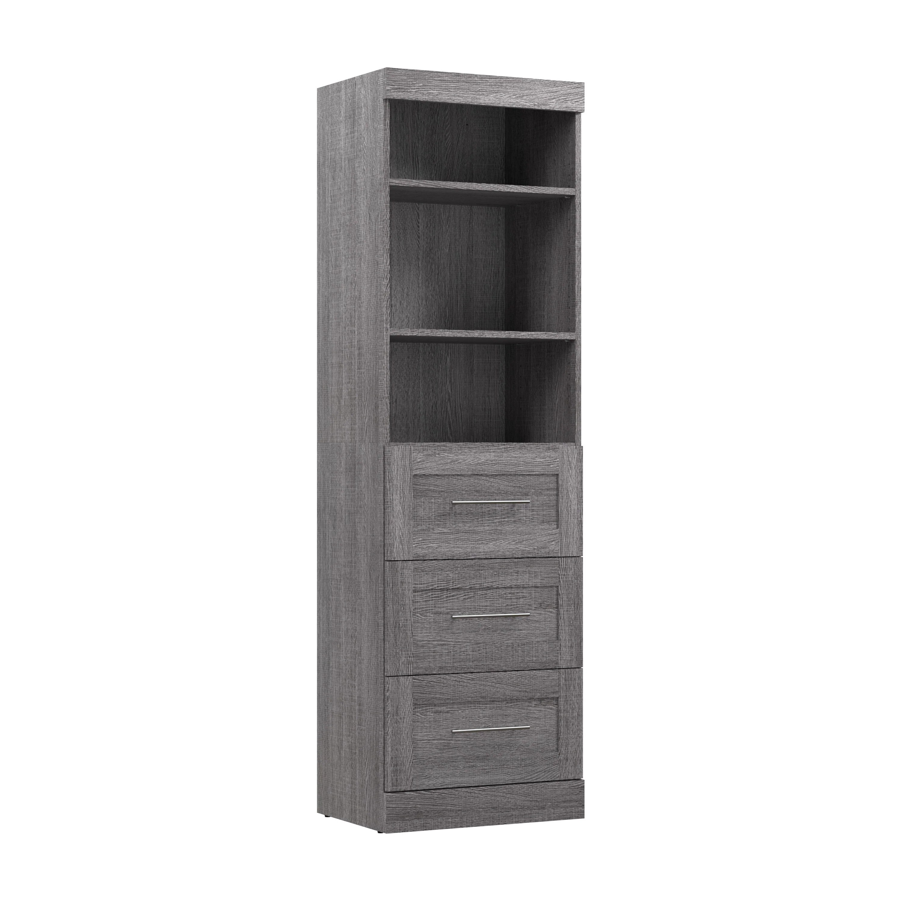 Pur 25W Closet Organizer with Drawers by Bestar