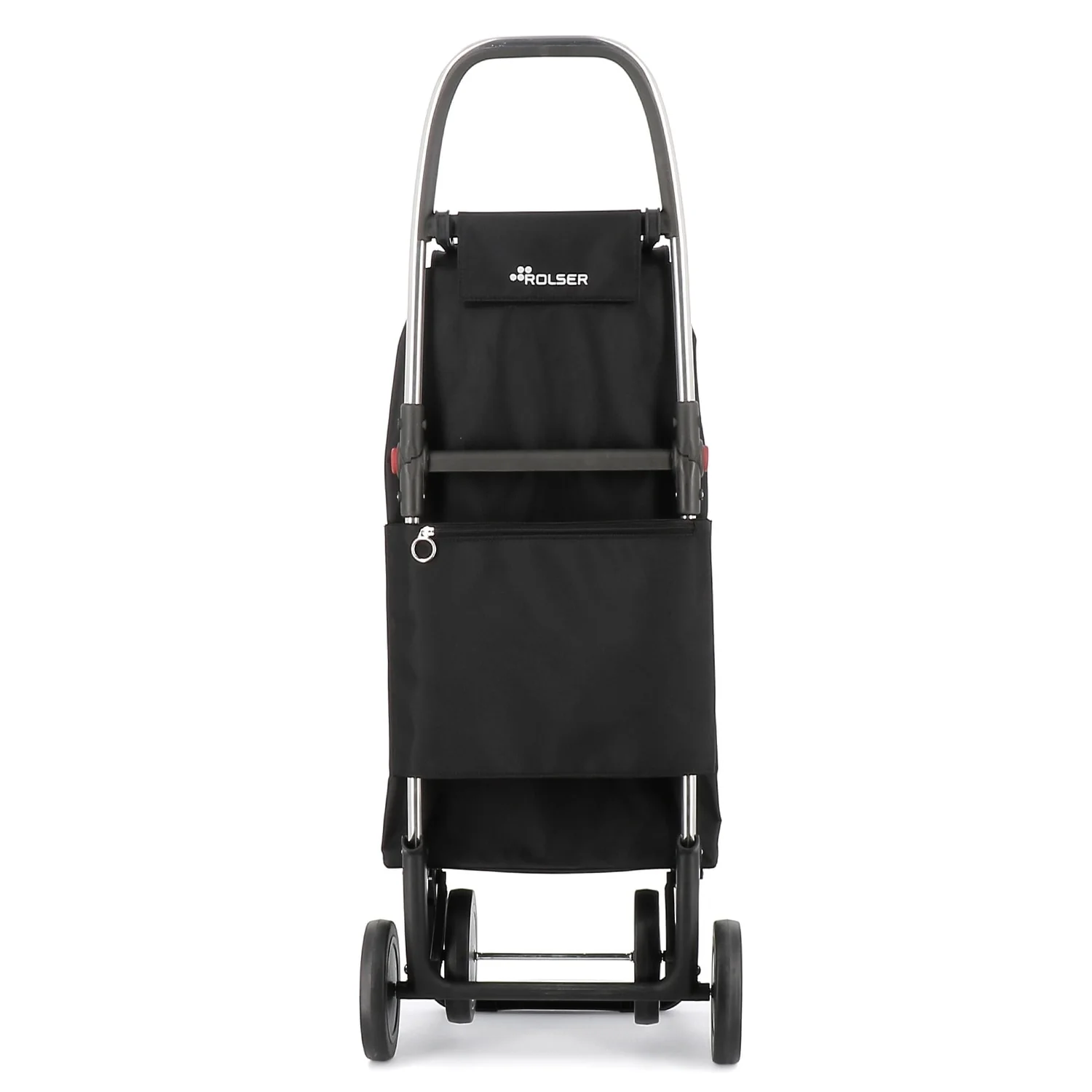 Rolser I-Max MF 4 Wheel Foldable Shopping Trolley - 15.35 in. W x 41.34 in. H x 12.6 in. D